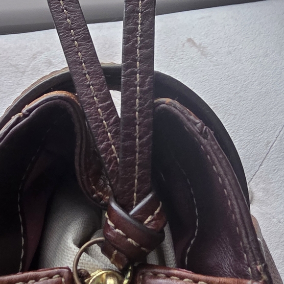 Vintage Coach Hamptons Carryall (style number 12476) in brown pebble leather - Picture 12 of 14